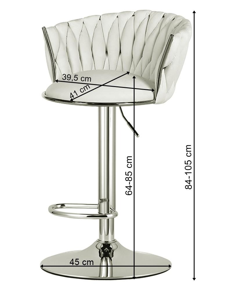 MIG stool - beige / gold base x 1