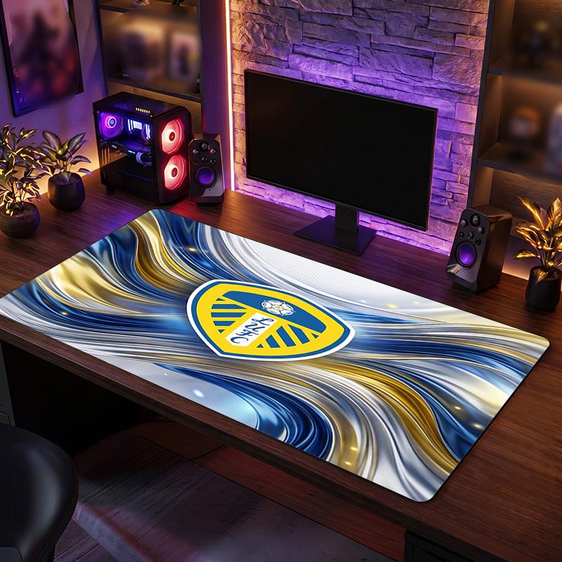 Tappetino Mouse Grande Stampa Leeds United Football, Tappetino Esteso Antiscivolo per Scrivania da Gioco per Ufficio Casa