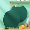 Cutting Board PE Round Anti Slip Fruit Vegetable Chopping Board with Handle For Kitchen S 31cm