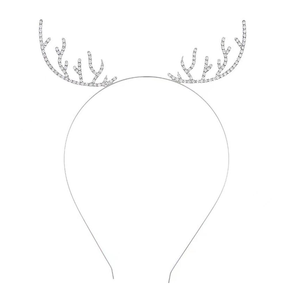 Stylish Christmas Headwear For Teens Girls Metal Hair Ornament Comfortable Wear Party Celebration