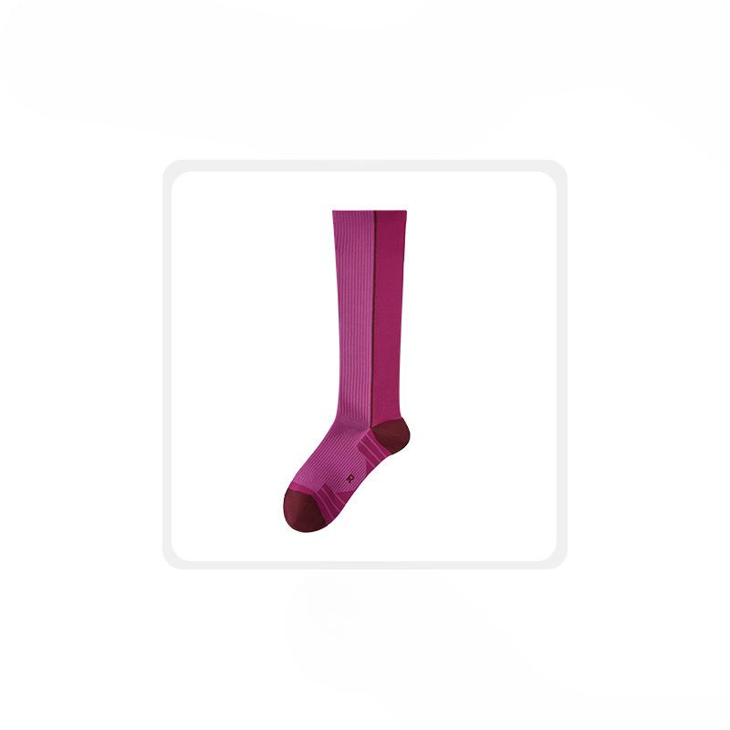 Female Autumn and Winter Outdoor Mountain Climbing Running Fitness Jump Rope No Muscle Pressure Exercise Long Leg Socks