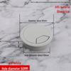 ABS Round Wire Desk Grommet Cover for Desktop Cable Management and Furniture Cabinet Hardware.