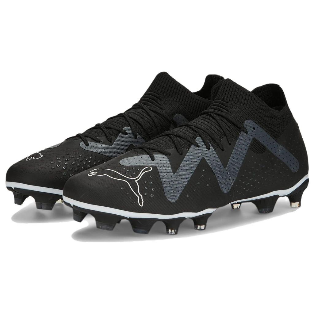 Puma Future Match Artificial Turf Low-Top Soccer Shoes Men Sneaker Black White 107180-02
