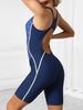 2025 Professional Racing Triathlon Suit Blue Slim One Piece Swimsuit Female Sports Swimwear Women Bathing Swimming Swim Suit