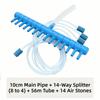 1 Kit Set 4/6/8/10/12/14Way Oxygen Pump Diverter Fish Tank Aeration Kit  Fish Tank Aquarium Aeration
