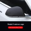 Накладка на дзеркало заднього виду автомобіля для Tesla Model 3 Model Y Зовнішня модифікація автомобіля ABS Накладка на дзеркало заднього виду з вуглецевого волокна