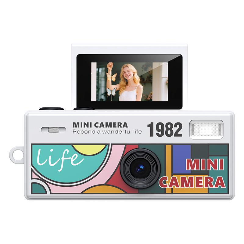LK-030 Student Flip-up Display Camera: Pocket-Size Photo & Video Recorder for Kids