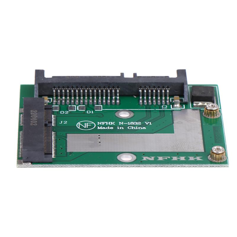 Msata Ssd To 2.5'' Sata 6.0Gps Adapter Converter Card Module Board Mini Pcie Ssd