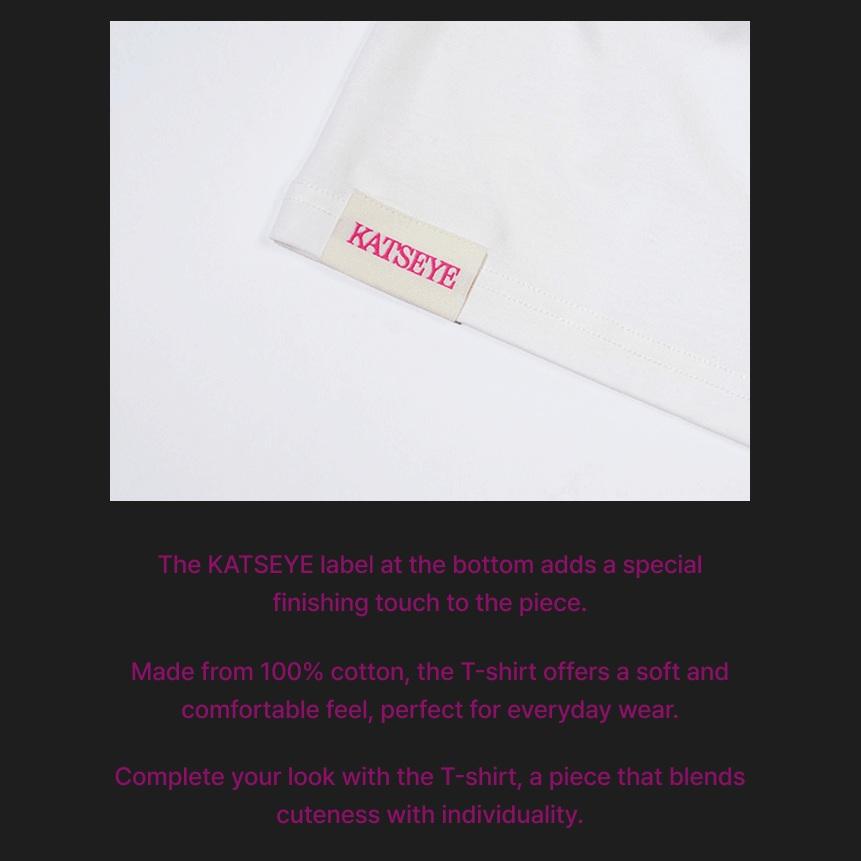 Official KATSEYE [PINKY UP] Graphic S/S T-Shirt - 100% Premium Cotton | White