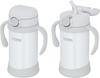 Thermos Vacuum Baby Straw Keeps Drinks Cold GY Mug, 350ml, Gray, Only, FJT-350