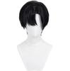 Anime Buitenaards Podium Ivan Cosplay Zwart Verdriet Cosplay Zwarte Pruik Kort Zwart Synthetisch Cos Pruiken Hittebestendig Haar Pruiken Halloween