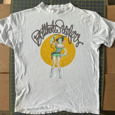 New Butthole Surfers Frank Kozik Cowgirl Shirt White Cotton S5XL BB417 Unisex T-Shirt