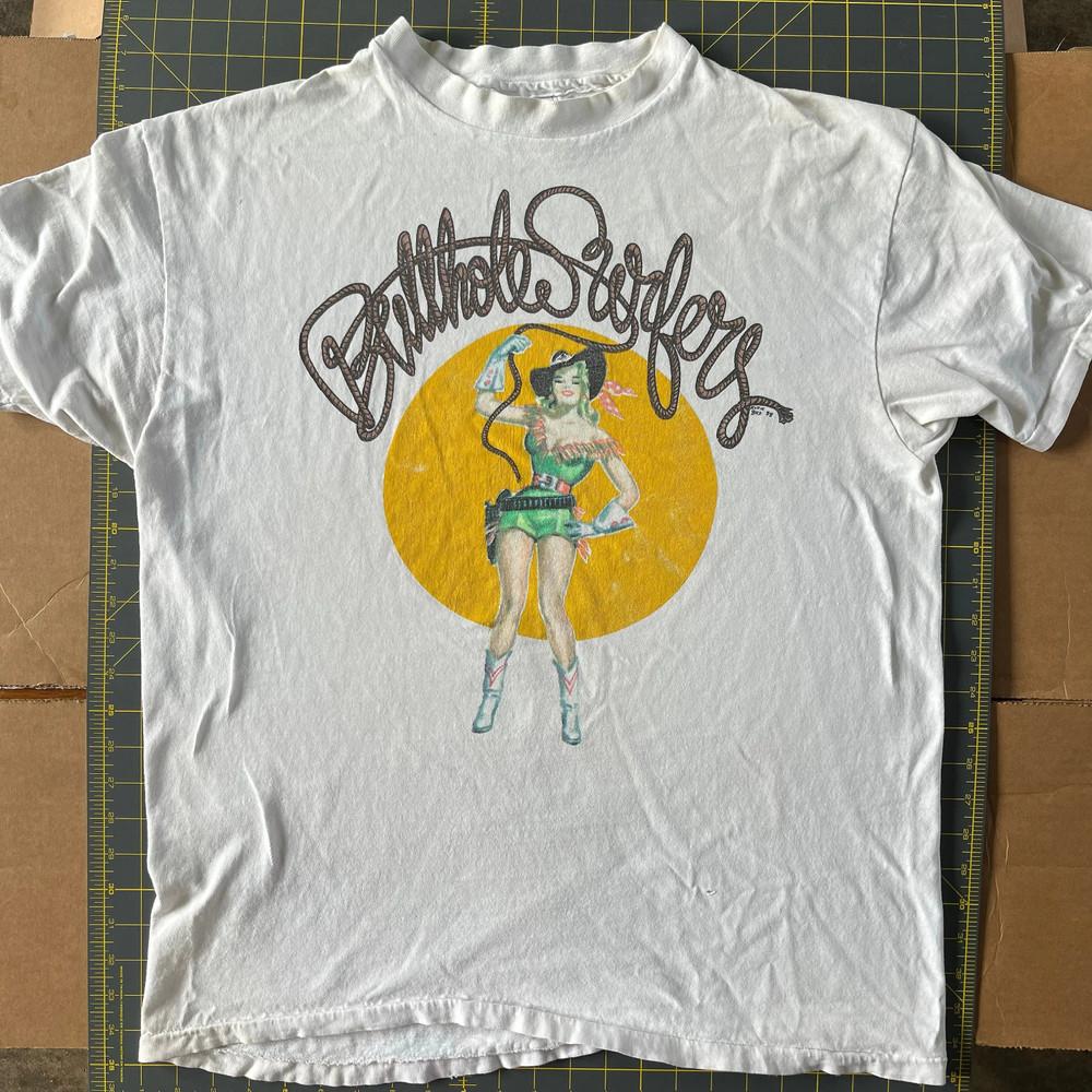 

New Butthole Surfers Frank Kozik Cowgirl Shirt White Cotton S5XL BB417 Unisex T-Shirt XXXL