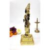 Lord Tirupati Balaji Gold Plated Idol with Black Terracotta Finish | Balaji Idol for Car Dashboard | Venkateswara Swamy Murti