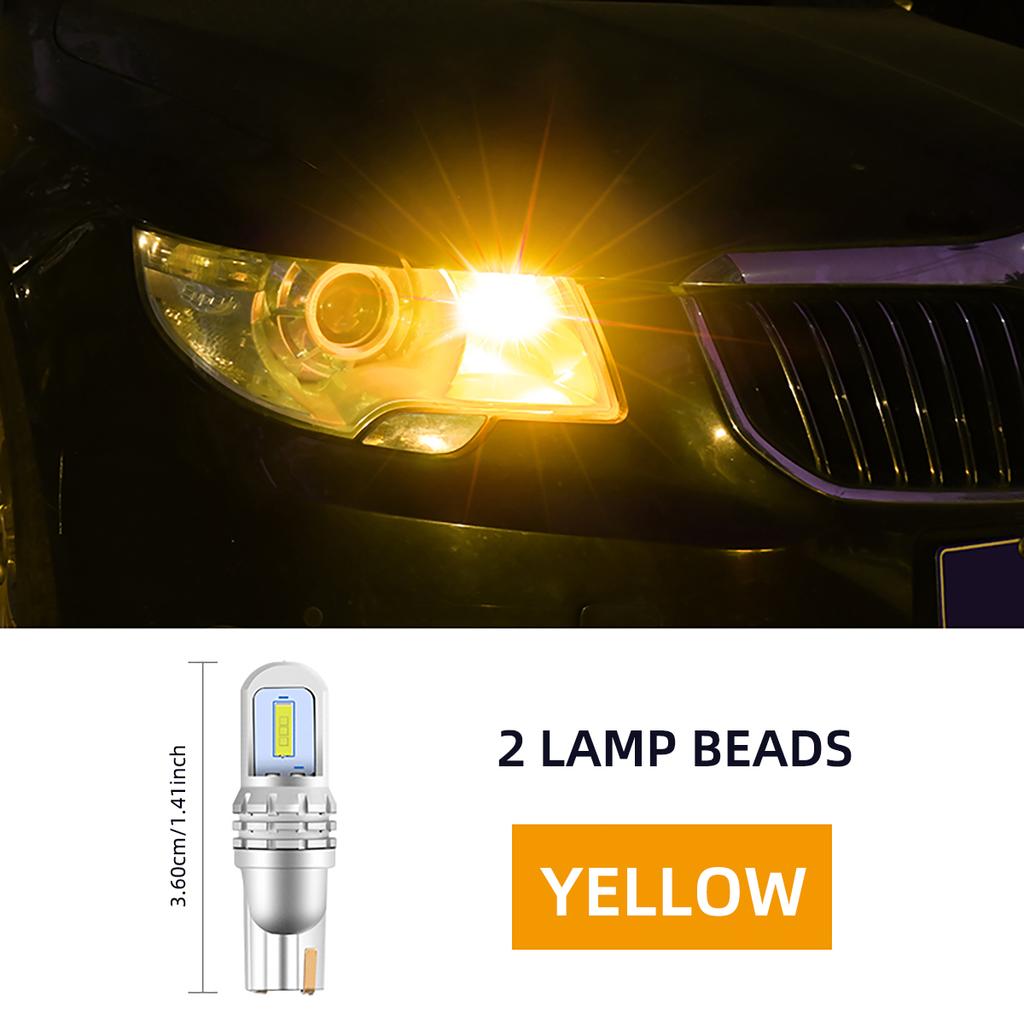 2pcs LED T10 W5W 168 194 Car CANBUS No Error For Truck Interior Read Light License Plate Lamp White 6000K 24V Accessories