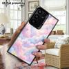 Phone Case: 2D Flat Samsung Galaxy A34 A35 M05 M06 S20 S22 S21 FE Plus 5G Protective Case, Couple Style, Rainbow Cloud Butterfly, Christmas and Hallow
