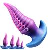New Unique-Shape Anal Plug: Soft Silicone Wearable "Phantom Dragon" Anchor-Style Realistic Phallus – Adult BDSM Toy