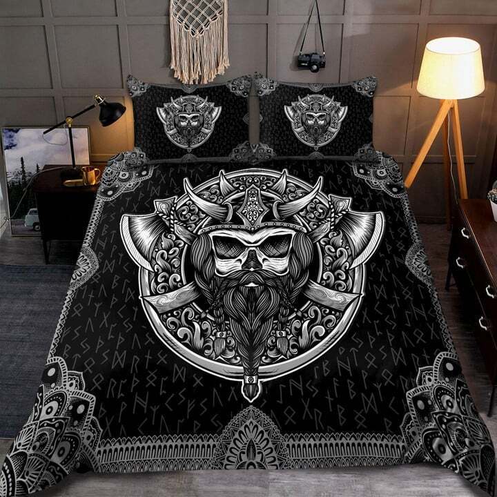 Skull Doona Duvet Cover Bedding Set Bedclothes Single Double Gift
