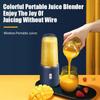 Electric 6 Blades Automatic 400ml Portable Electric Juicer USB Charging Fruit Squeezer Blender Portable