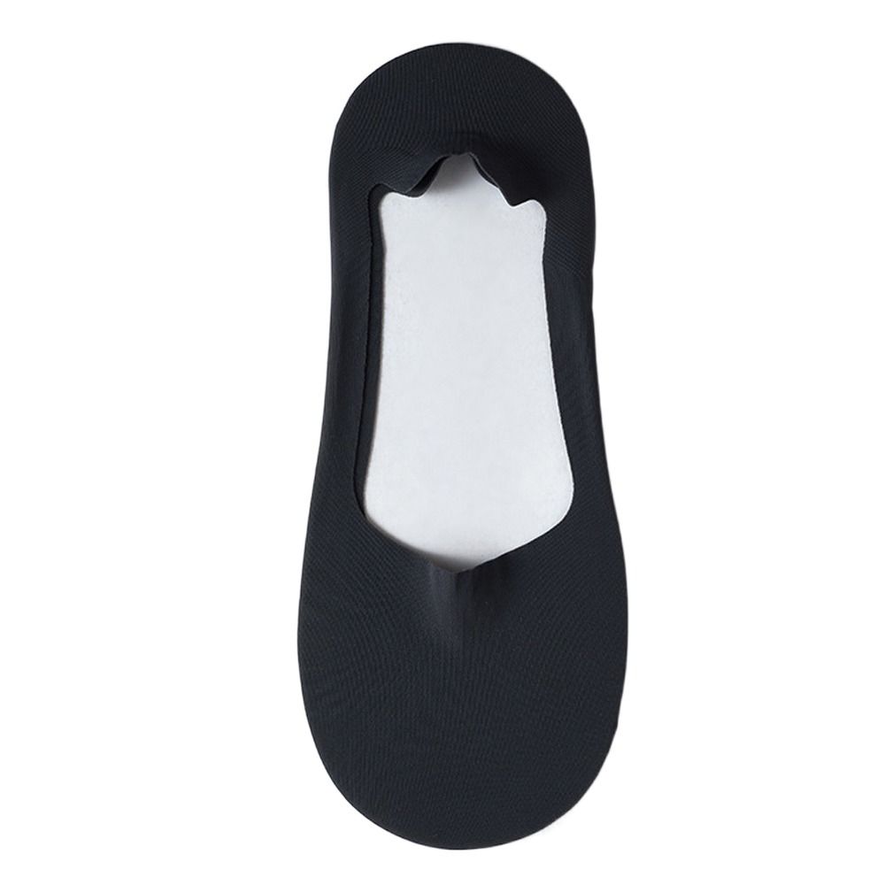 Thin Ice Silk Men Invisible Socks Slippers Breathable Seamless Silicone Anti-slip Socks Male Cotton Bottom Sox Summer