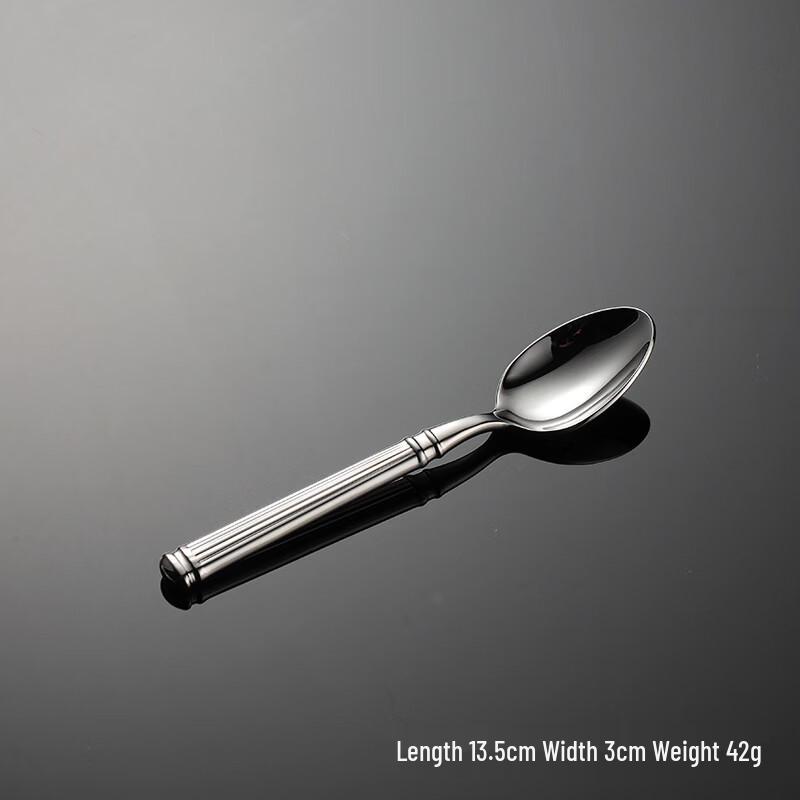 Qianxing Stainless Steel Roman Column Teaspoon Set