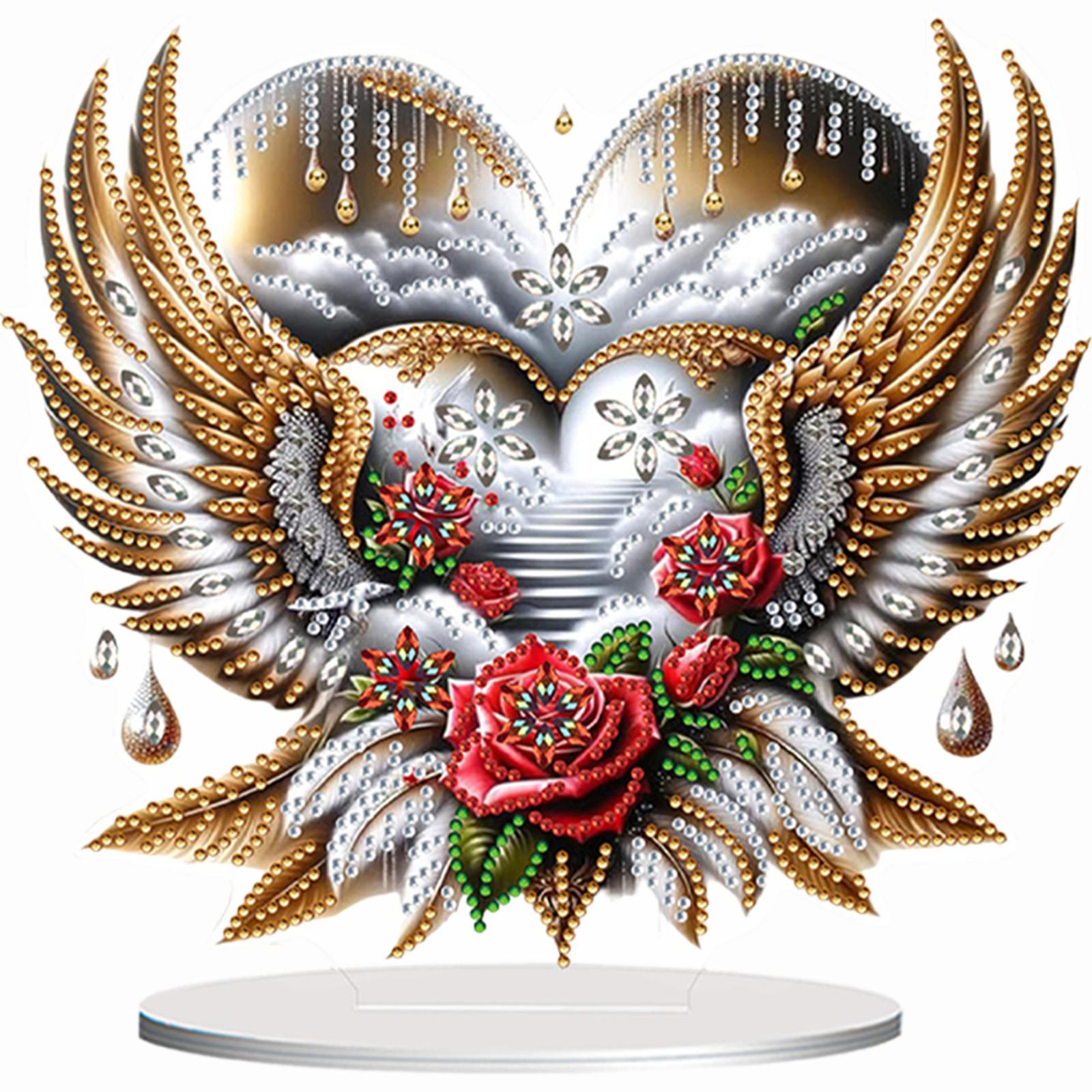 

Acrylic Special Shaped Exquisite Pattern 5D DIY Diamond Art Tabletop Decorations Diamond Painting Desktop Decorations for Adults