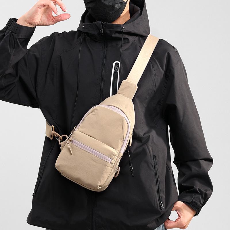 Shoulder Bag Solid Color Chest Bag