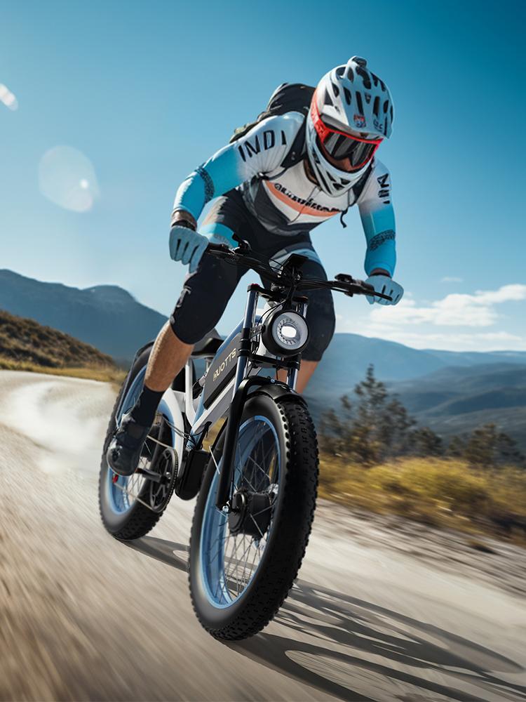 DUOTTS N26 1500W Elektrokolo s duálním motorem 48V20Ah Baterie Samsung Dojezd 120KM 55km/h E-bike s tlustými pneumatikami