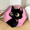 Royal Kitty Umbrella: A Charming Companion for Outdoor Adventures, Featuring Auto-Open/Close Mechanism and Lightweight Design - Perfect as a Gift