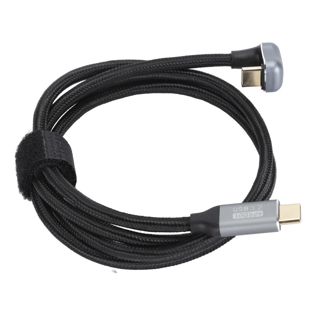 U Shaped Data Cable Type C Male to Male Data Cable USB3.2 Gen2 10Gbps 20V 5A PD100W Fast Charging