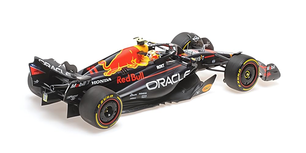 Minichamps 110232311 Red Bull Racing RB19 Sergio Perez Abu Dhabi GP 2023 Scale Miniature Collectible Car - - 1/18 -