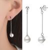 925 Sterling Silver Earrings for Women Original Charm Double Hoop Earrings Pave CZ Fine Engagement Anniversary Jewelry E557