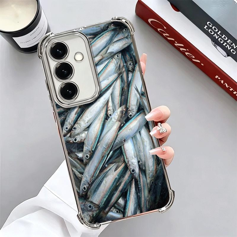 

Скидка! Чехол для телефона с рисунком соленой рыбы для Samsung A17 A07 A37 A57 A16 A56 A15 A55 A14 A54 A13 A53 A26 A36 A25 A35 A24 A34 A2 Samsung A14