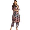 Leriya Fashion Ethnic Co Ord Set | Casual Wear Pant Top Set | Fancy Co-Ord Set | Full Pair Set | Women Kurta Sets Kurtis