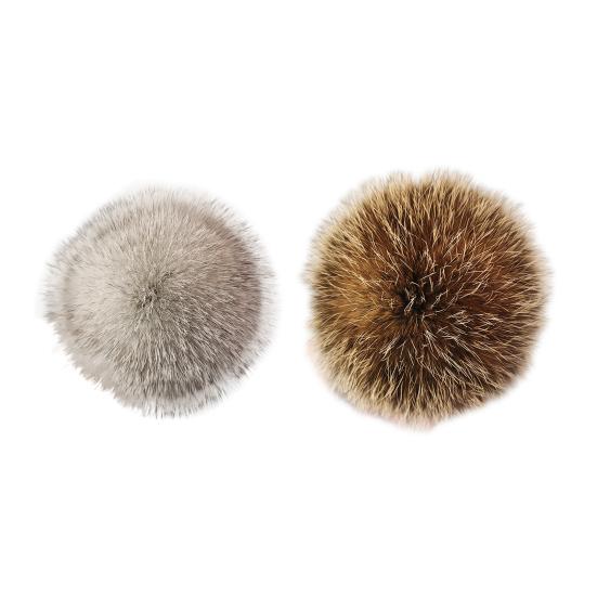 Faux Rabbit Fur Cat Ball Fluffy Catnip Ball Cat Toy Soft Furry Ball Stimulates Cats Hunting Instinct for Kittens Indoor Play Exercise