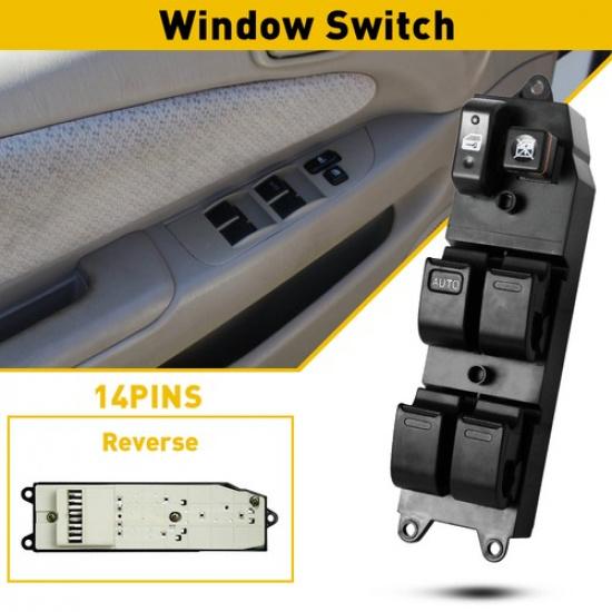 Electric Power Master Control Window Switch Front Left Driver Side Fits Toyota
