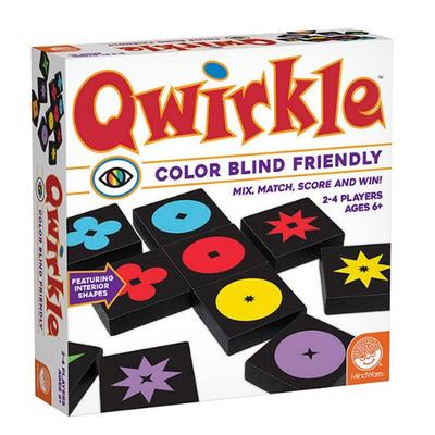 Qwirkle Colour Blind Friendly Edition Familienspiel