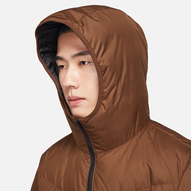 NIKE Men's Winter Long Hooded down Jacket