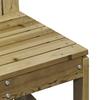3 Piece Garden Lounge Set Pressure Treated Pine Wood