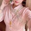 Beads Song Brocade Gourd Necklace Luxury Pearl Long Sweater Chain  Women