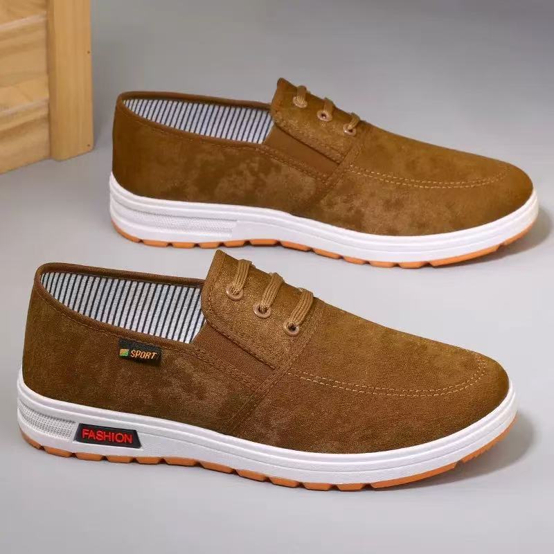 Men s shoes new spring and summer soft-soled men s shoes breathable canvas shoes board shoes men 39