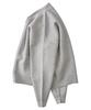 Analog Mood Soft Warm Plan Zip-Up Cardigan (Gray)