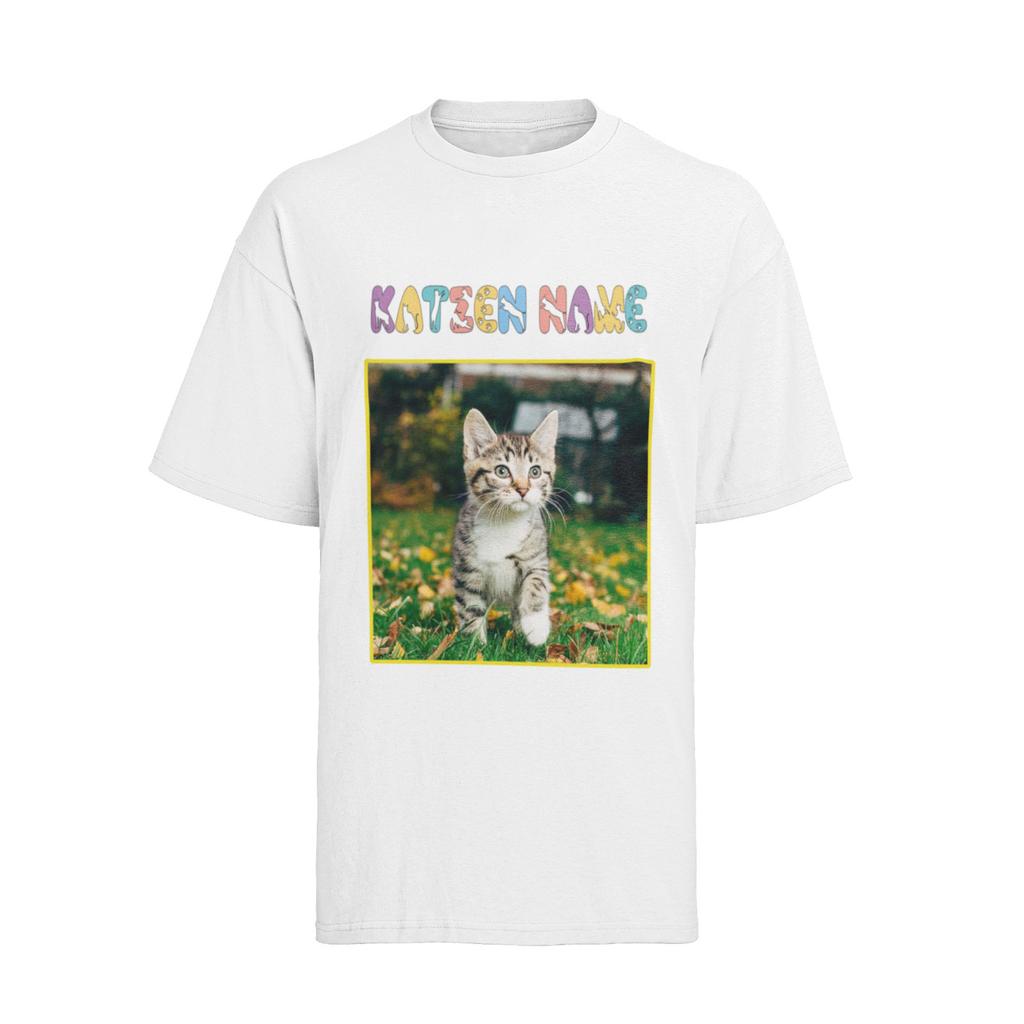 Personalised Cats Saying Photo RIP Memorial Deceased Cat Mens T-Shirt Mens Womens Tees Top