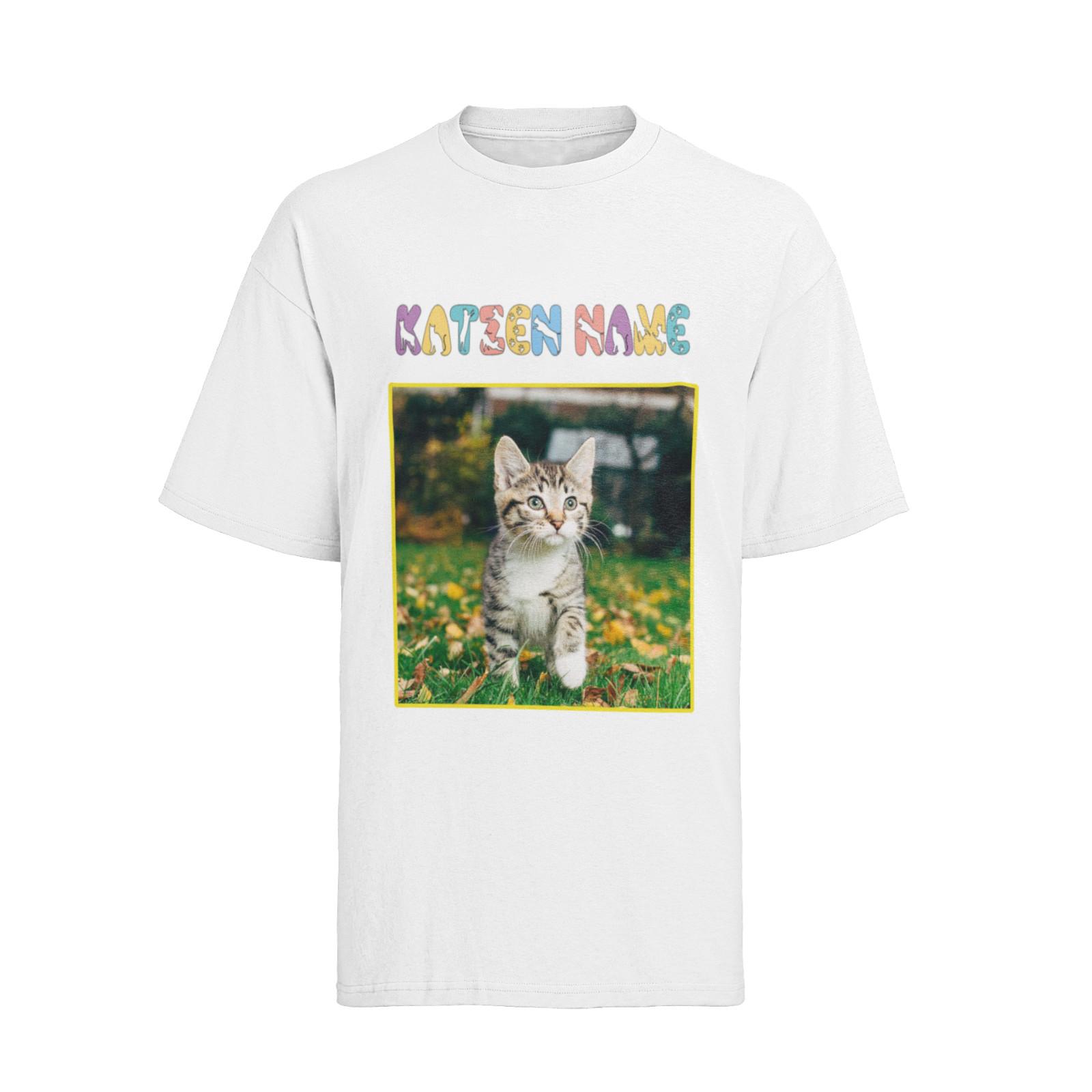 Personalised Cats Saying Photo RIP Memorial Deceased Cat Mens T-Shirt Mens Womens Tees Top S