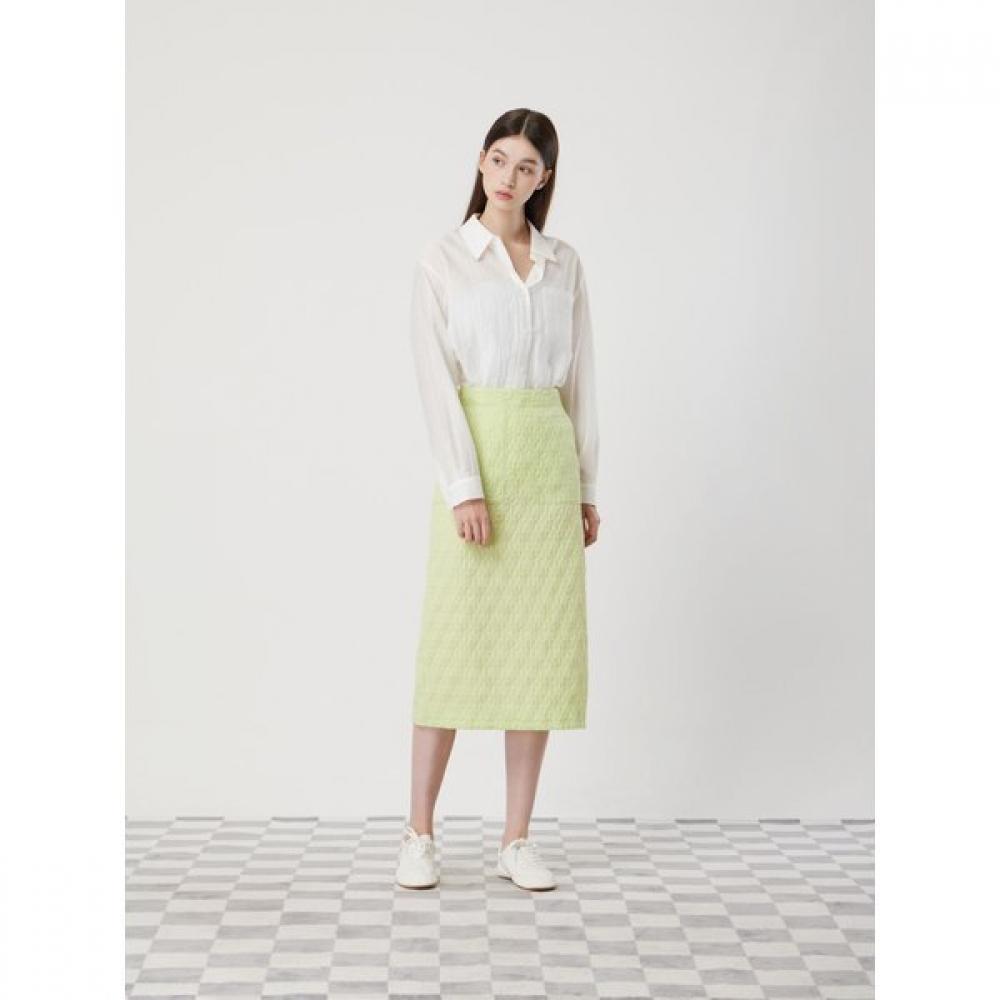 Cc Collect Jacquard Pencil Skirt C252msd041