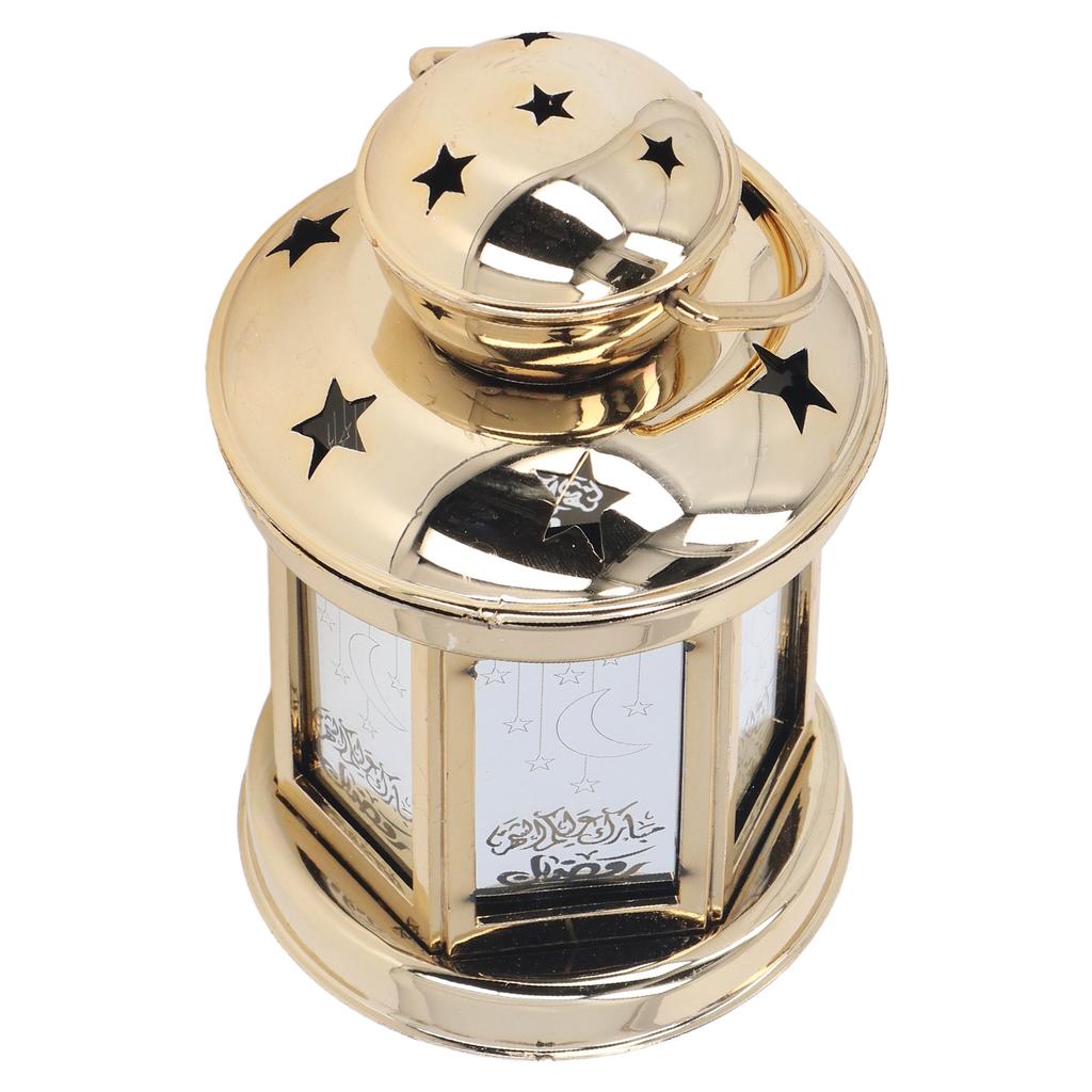 LED Lantern Lamp Cute Vintage Battery Powered ABS Decorative Camping Lantern for Party Bar Cafe