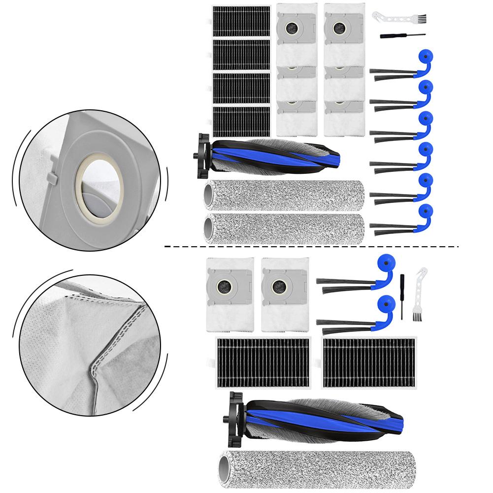 Deebot- T90 Pro Omni- Kit Parti di Ricambio Spazzola Principale Laterale Rullo Filtro Panno Mocio Sacchetto Polvere Set Compatibile Ecovacs- Robot Aspirapolvere