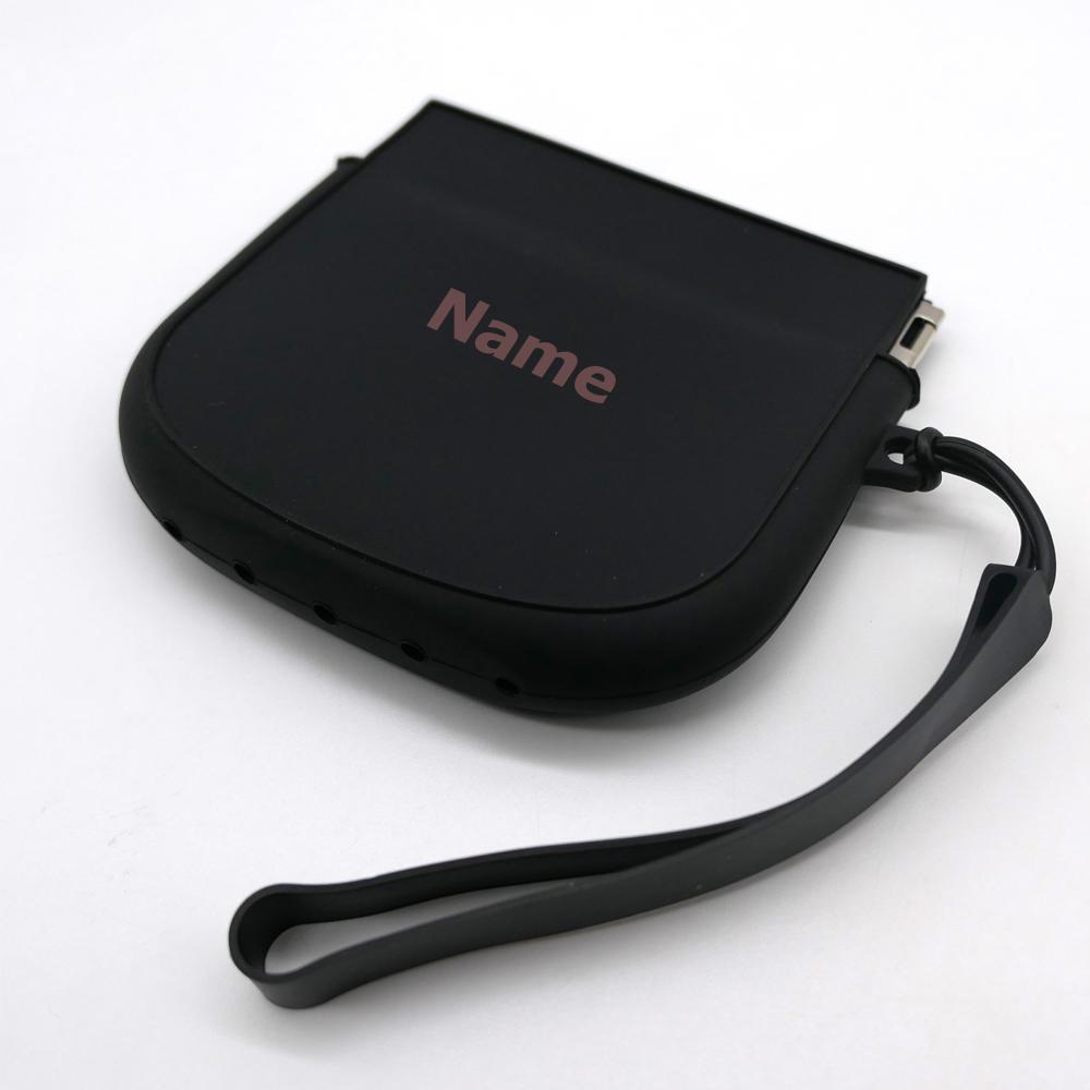 Non-Toxic Free Name Printing Surprise Gift Baby Storage Box Pacifier Case Silicone Bag More Thoughtful And Unique