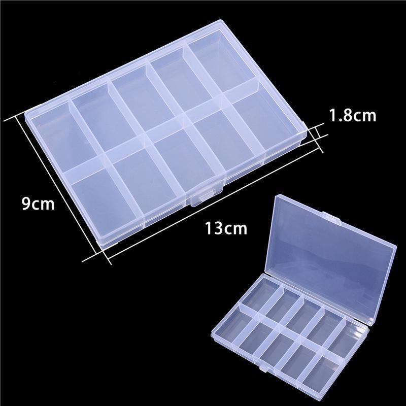 Transparent DIY Jewelry Storage Box - Detachable and Stackable Organizers for Tools and Earrings