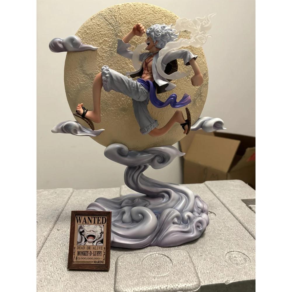 Luffy Anime One Piece Figur Luffy Gear 5 Actionfiguren Anime One Piece Statue Monkey D. Luffy PVC Modell Spielzeug Geschenk für Freund